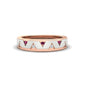Two Tone Male Wedding Band Fascinating Diamonds