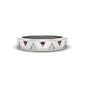 Two Tone Male Wedding Band Fascinating Diamonds