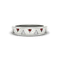 Two Tone Male Wedding Band Fascinating Diamonds