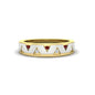 Two Tone Male Wedding Band Fascinating Diamonds