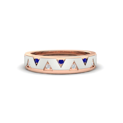 Two Tone Male Wedding Band Fascinating Diamonds