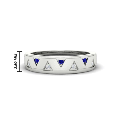 Two Tone Male Wedding Band Fascinating Diamonds