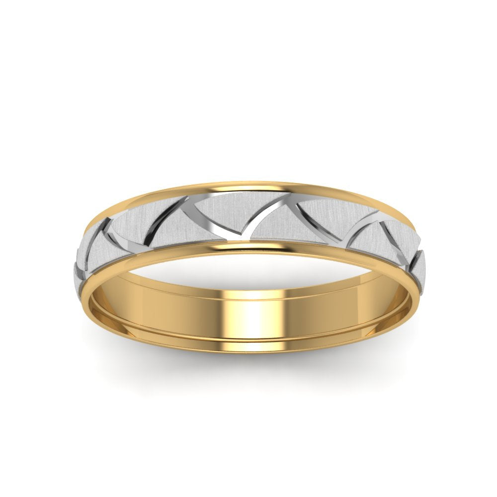 Triangular Pattern Band Fascinating Diamonds