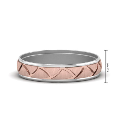 Triangular Pattern Band Fascinating Diamonds