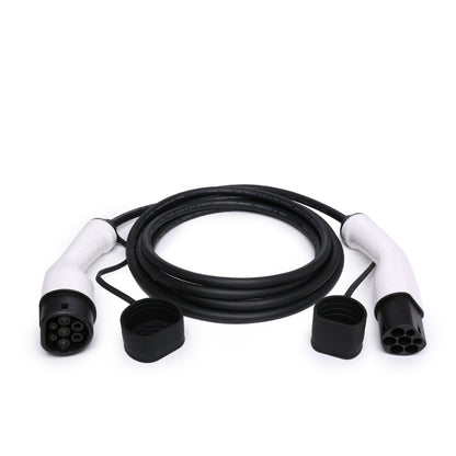 Type 2 to Type 2 EV Charging Cable 22kW/32A 16ft | 3-Phase | Premium Copper | IP54 | 2-Year Warranty Tesery Official Store