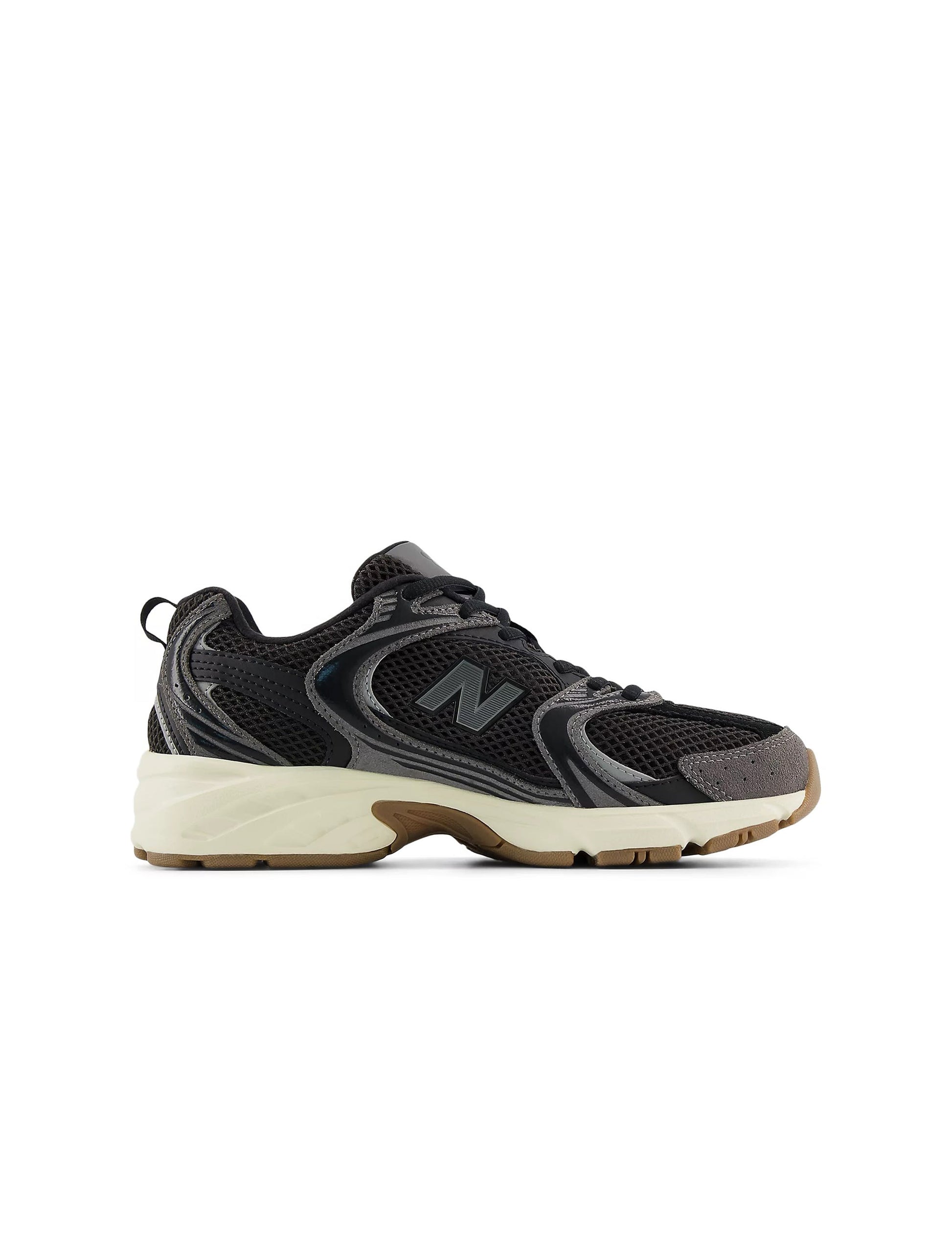 New Balance Big Kids 530 Running Shoes - Black/Gum Denim Exchange