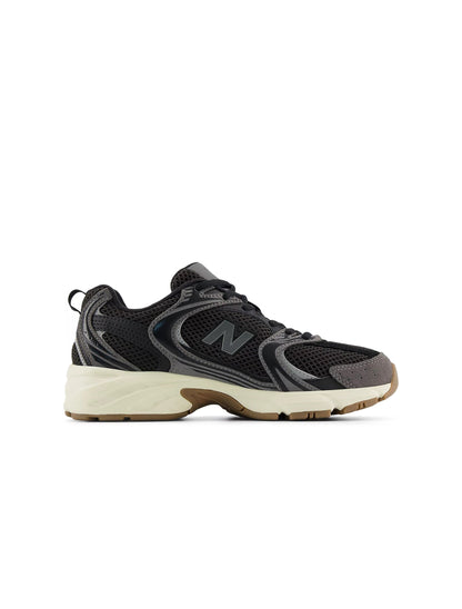New Balance Big Kids 530 Running Shoes - Black/Gum Denim Exchange