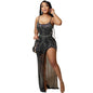 Rhinestone Sling Party Dress for Women