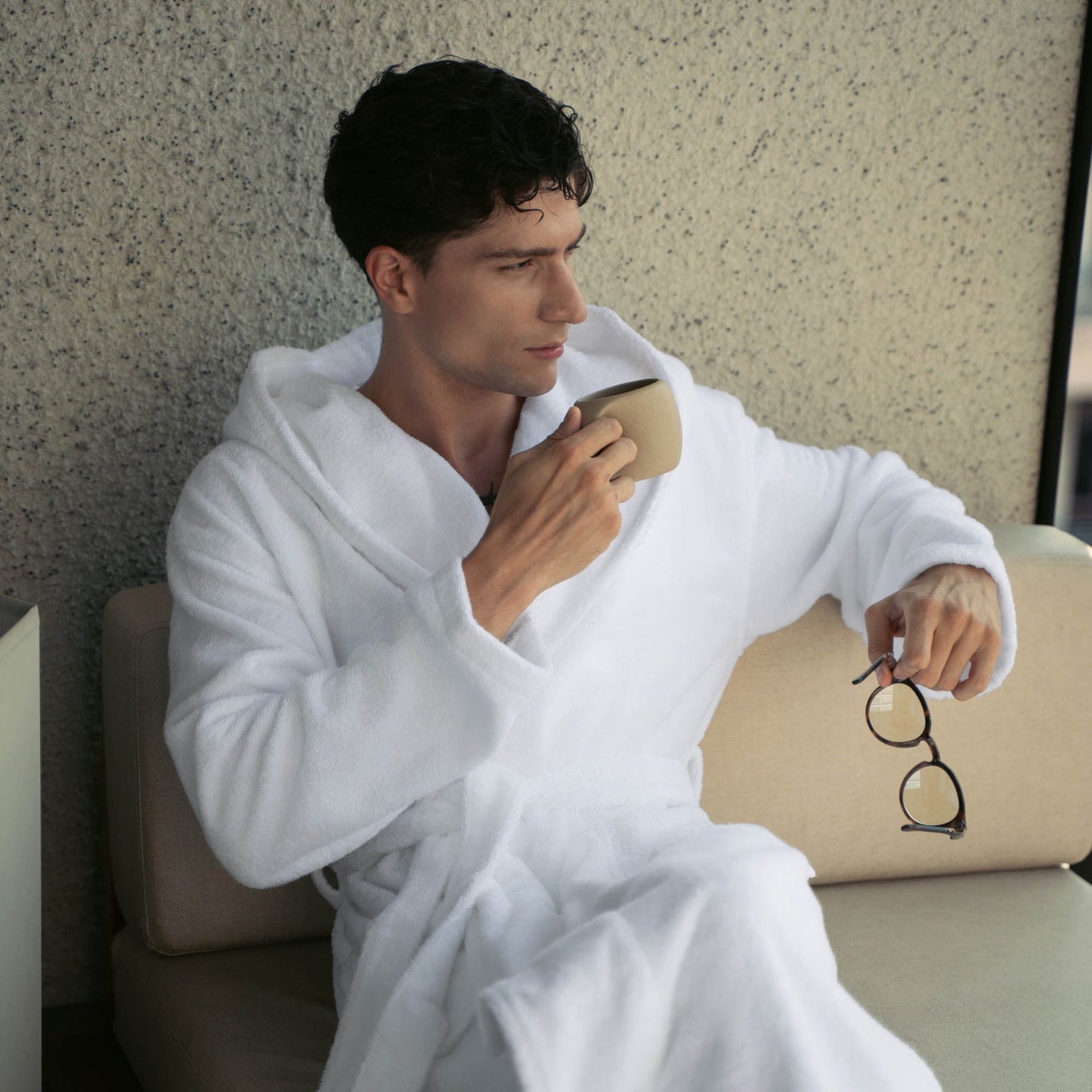 Ultraplush Australian Cotton Bathrobe Italic