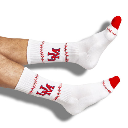 UM Baseball Casual Crew Socks DeadSoxy