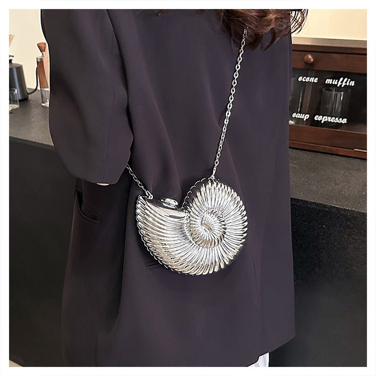 Unique Chic Conch Shell Inspired Clutch Bag (MAC311) Mariam's Collection