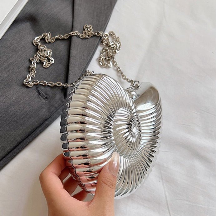 Unique Chic Conch Shell Inspired Clutch Bag (MAC311) Mariam's Collection