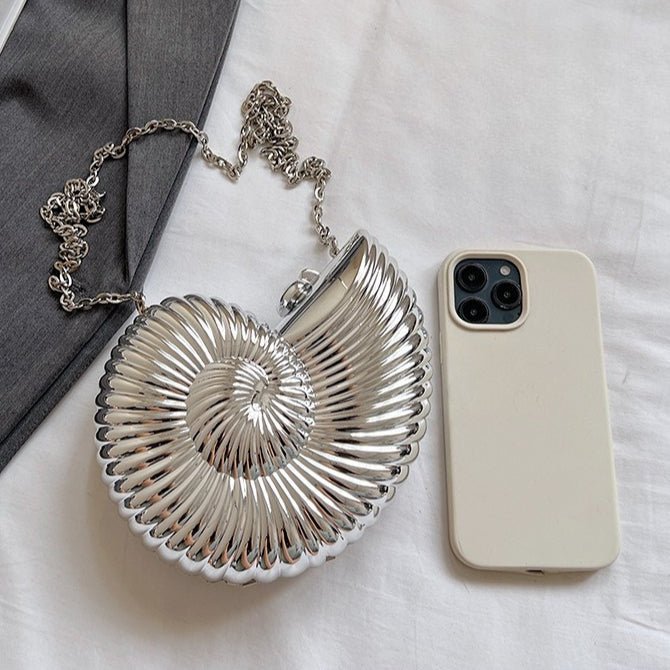 Unique Chic Conch Shell Inspired Clutch Bag (MAC311) Mariam's Collection