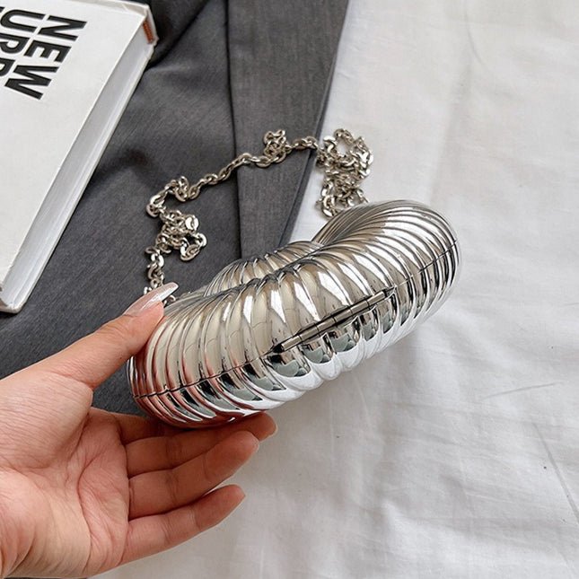 Unique Chic Conch Shell Inspired Clutch Bag (MAC311) Mariam's Collection