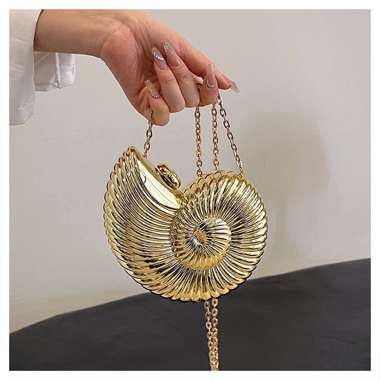 Unique Chic Conch Shell Inspired Clutch Bag (MAC311) Mariam's Collection