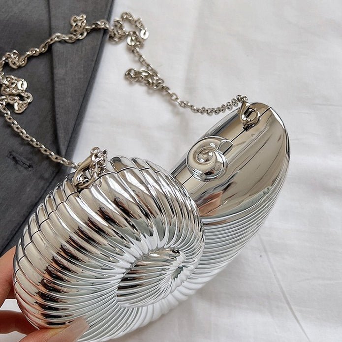 Unique Chic Conch Shell Inspired Clutch Bag (MAC311) Mariam's Collection