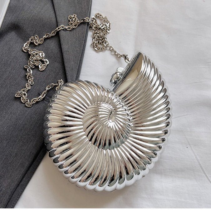 Unique Chic Conch Shell Inspired Clutch Bag (MAC311) Mariam's Collection