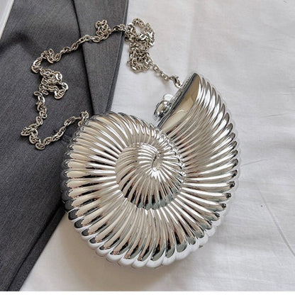 Unique Chic Conch Shell Inspired Clutch Bag (MAC311) Mariam's Collection