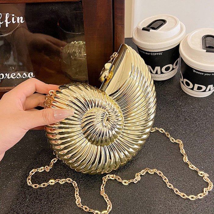 Unique Chic Conch Shell Inspired Clutch Bag (MAC311) Mariam's Collection