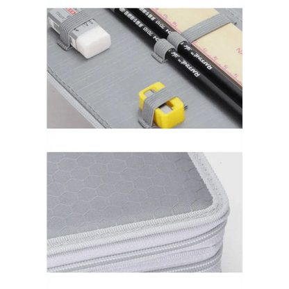 Unique Purple Cute Big 36/48/72 Holes Stationery Students Pencil Case High Quality Large Capacity Pencil Box Stevvex