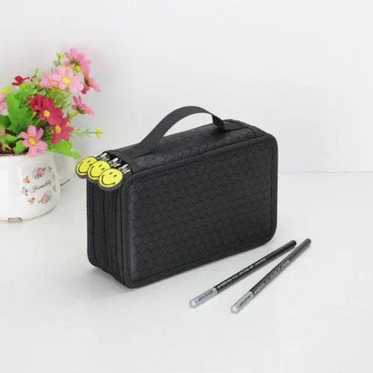 Unique Purple Cute Big 36/48/72 Holes Stationery Students Pencil Case High Quality Large Capacity Pencil Box Stevvex