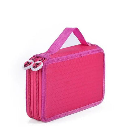 Unique Purple Cute Big 36/48/72 Holes Stationery Students Pencil Case High Quality Large Capacity Pencil Box Stevvex