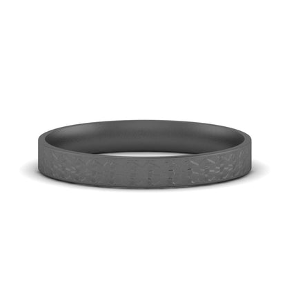 Unique Rock Textured Mens Wedding Band Fascinating Diamonds