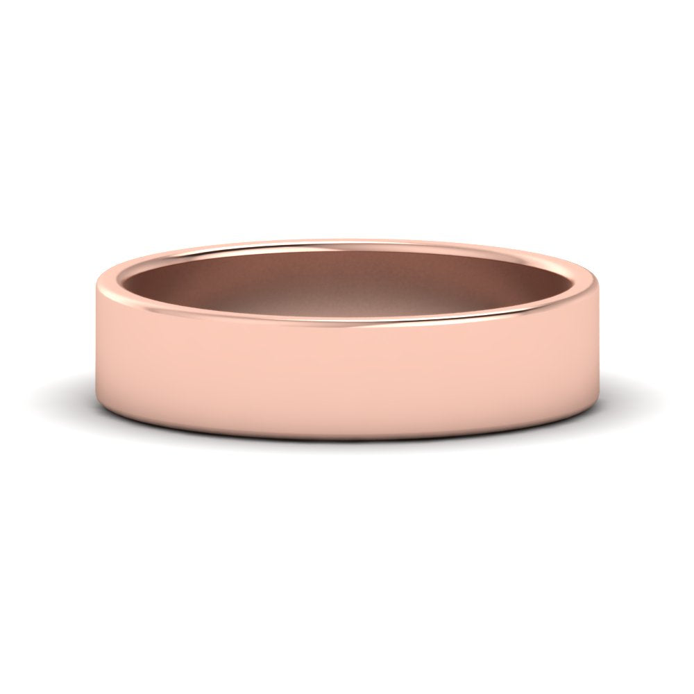 Unisex Classic Flat Cigar Band Fascinating Diamonds
