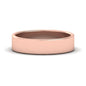 Unisex Classic Flat Cigar Band Fascinating Diamonds