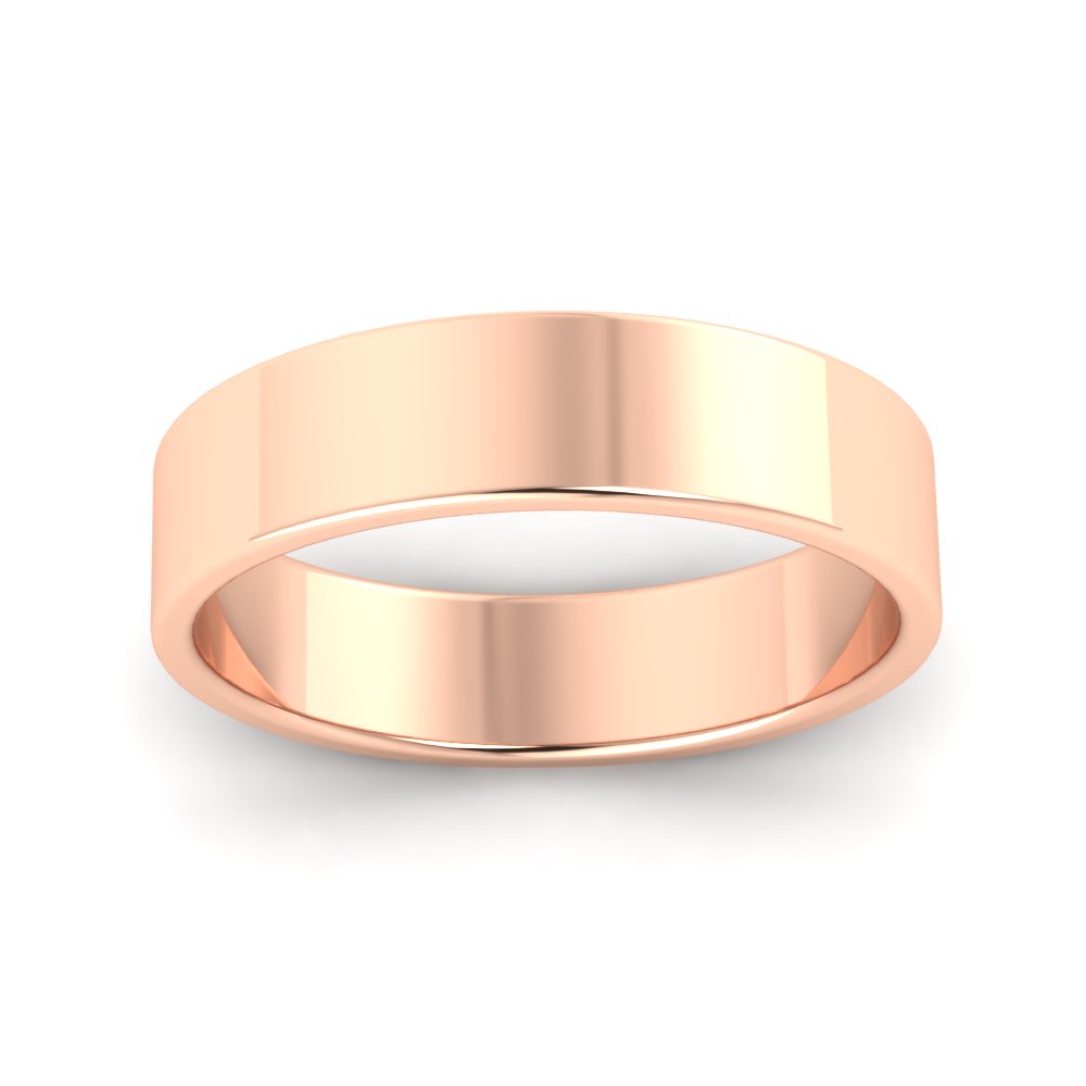 Unisex Classic Flat Cigar Band Fascinating Diamonds