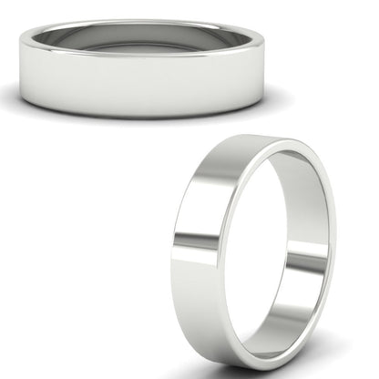Unisex Classic Flat Cigar Band Fascinating Diamonds