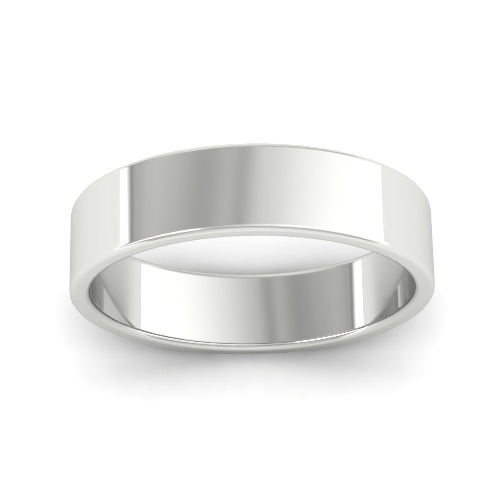 Unisex Classic Flat Cigar Band Fascinating Diamonds