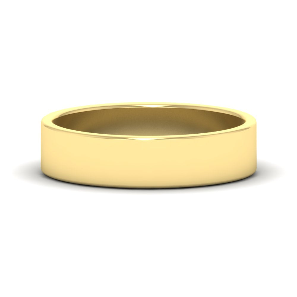 Unisex Classic Flat Cigar Band Fascinating Diamonds