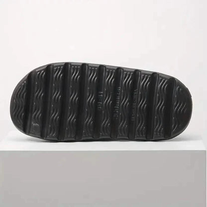 Unisex Soft Slippers, Comfortable Indoor/Outdoor Slide Sandals, Non-slip Textured Design Footwear DailySale