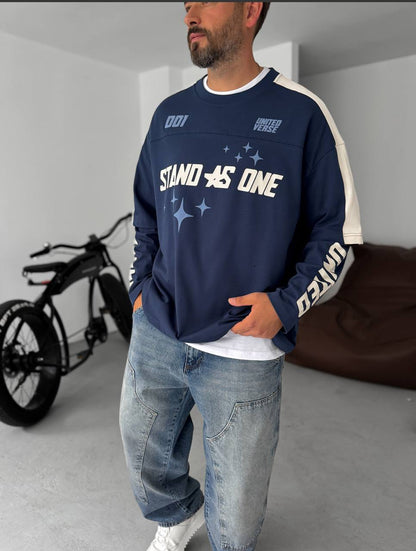 Unisex Oversize "United Verse" Long-Sleeve T-shirt Withinblack