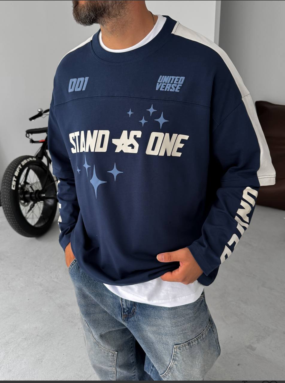 Unisex Oversize "United Verse" Long-Sleeve T-shirt Withinblack