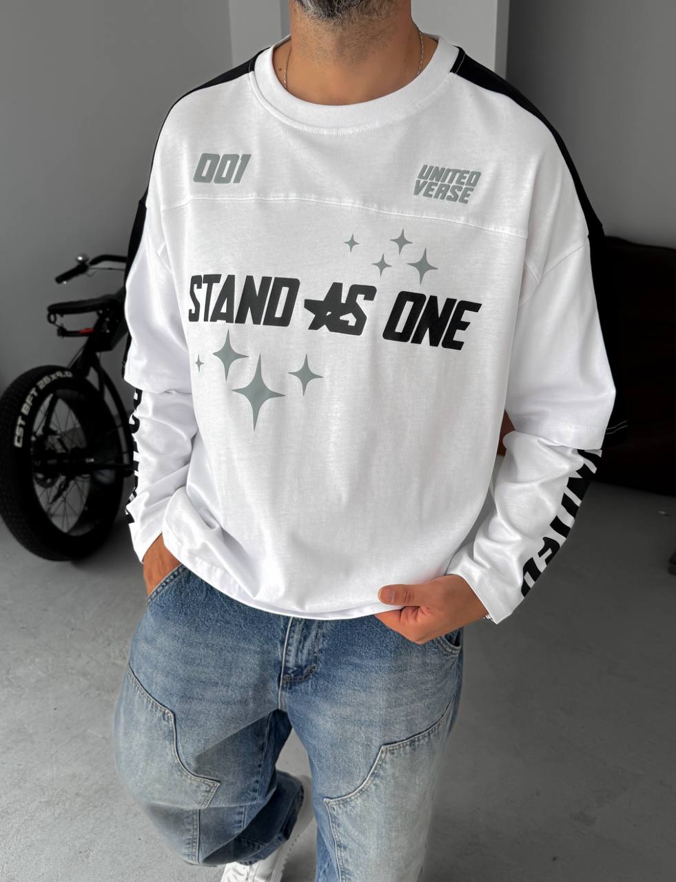 Unisex Oversize "United Verse" Long-Sleeve T-shirt Withinblack