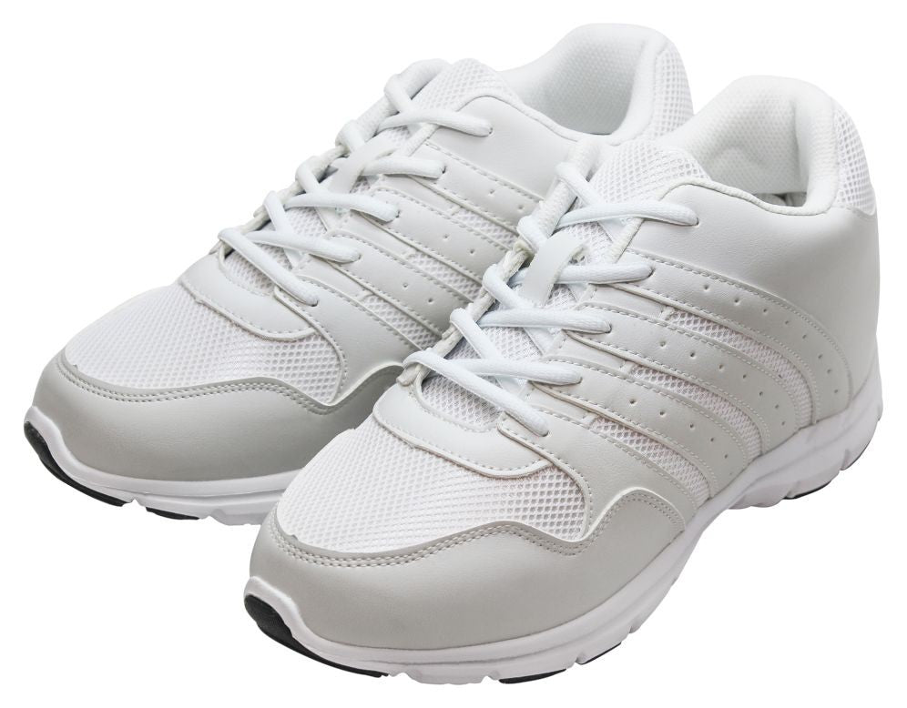 CALTO - G8818 - 3.2 Inches Taller (White) - Super Lightweight Tallmenshoes.com