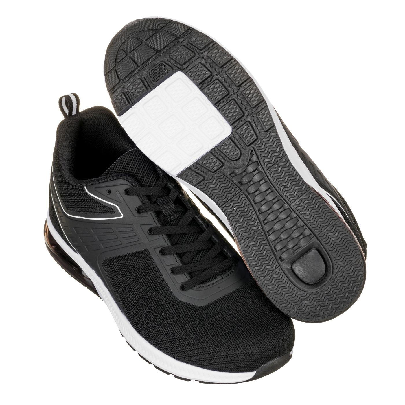 CALTO - Q231 - 2.4 Inches Taller (Black/White) - Super Lightweight Tallmenshoes.com