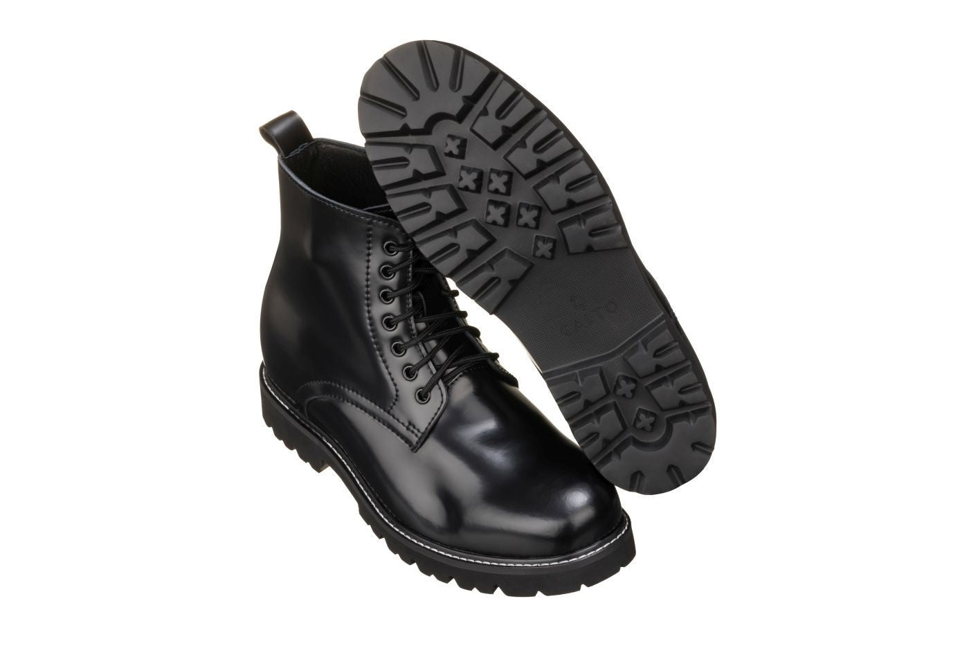 CALTO - K8710 - 3.3 Inches Taller (Black) Tallmenshoes.com
