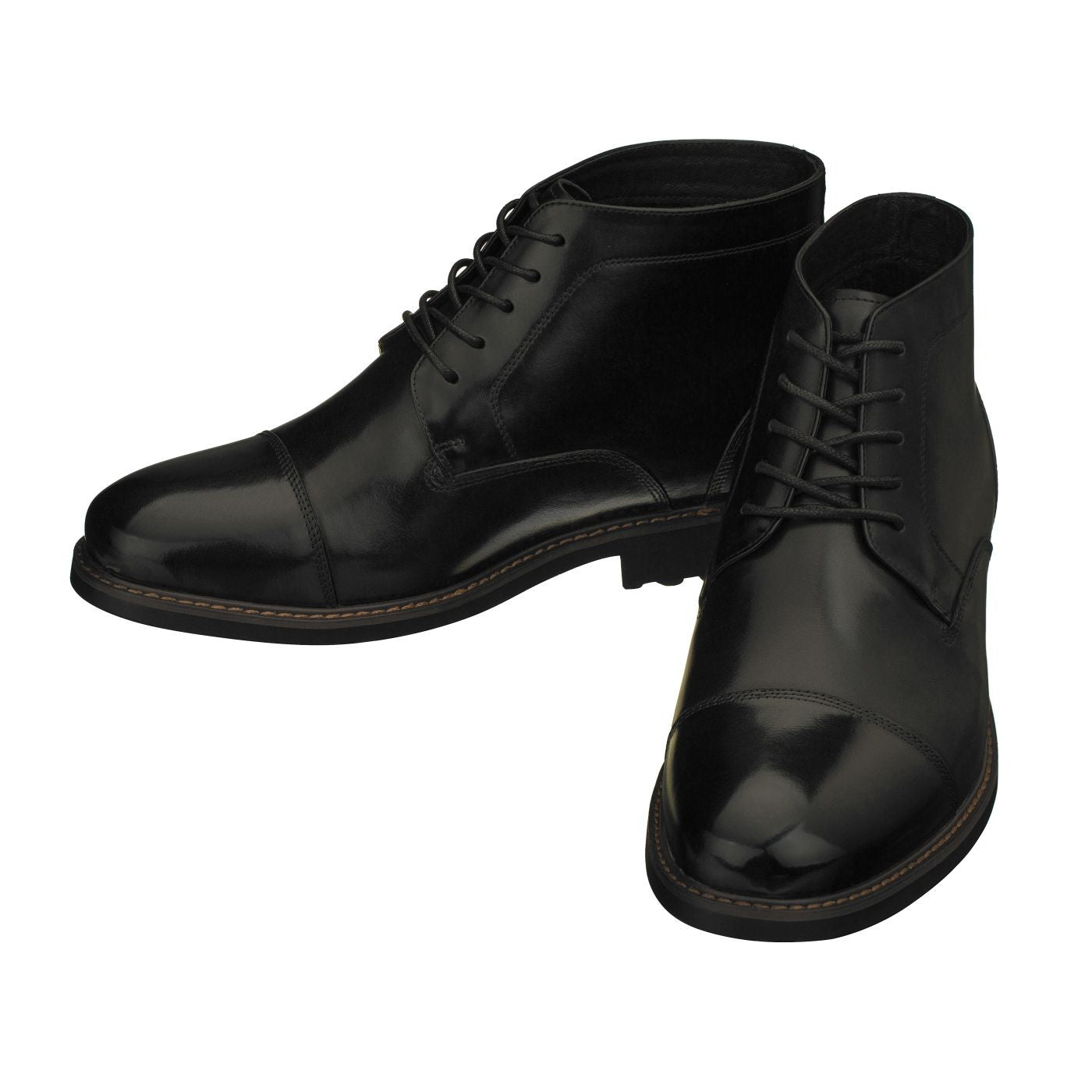 CALTO - Y41080 - 3.2 Inches Taller (Black) Tallmenshoes.com