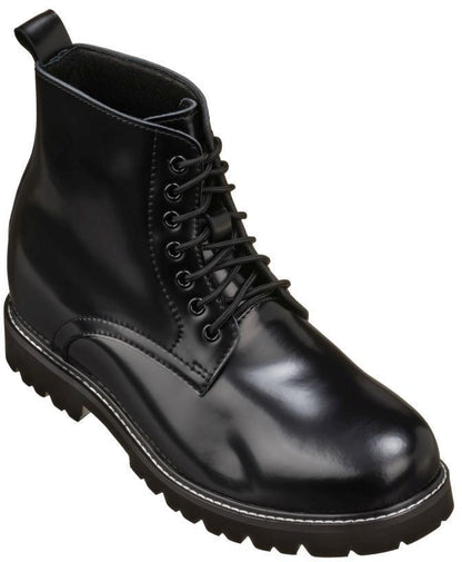 CALTO - K8710 - 3.3 Inches Taller (Black) Tallmenshoes.com