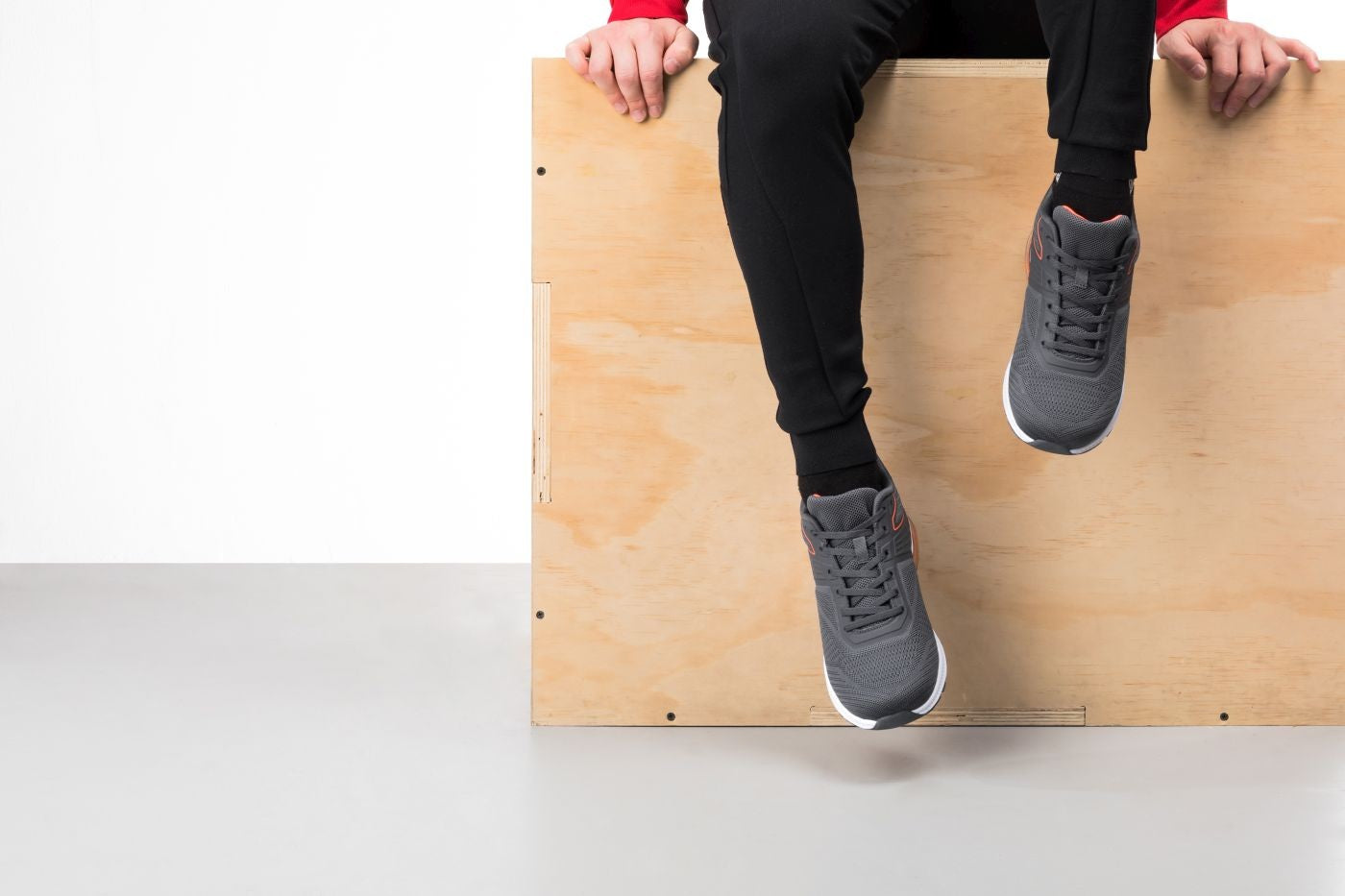 CALTO - Q232 - 2.4 Inches Taller (Grey/Orange) - Super Lightweight Tallmenshoes.com