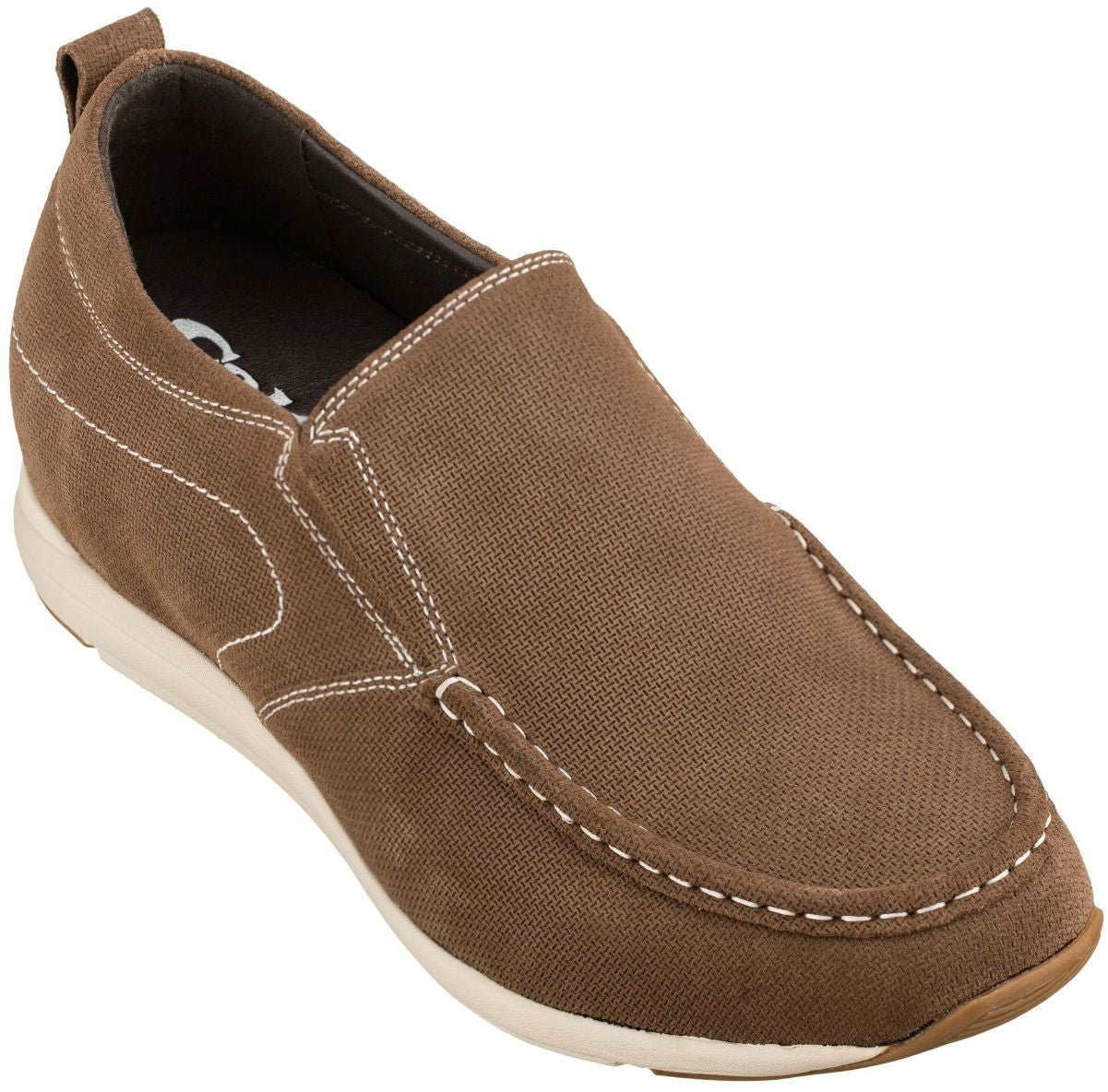 CALTO - G4904 - 2.8 Inches Taller (Brown) - Super Lightweight Tallmenshoes.com