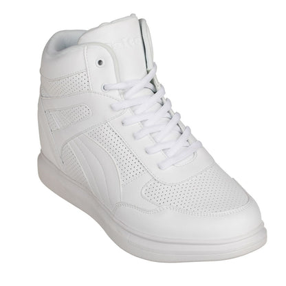 CALTO - H71904 - 3.8 Inches Taller (White) Tallmenshoes.com