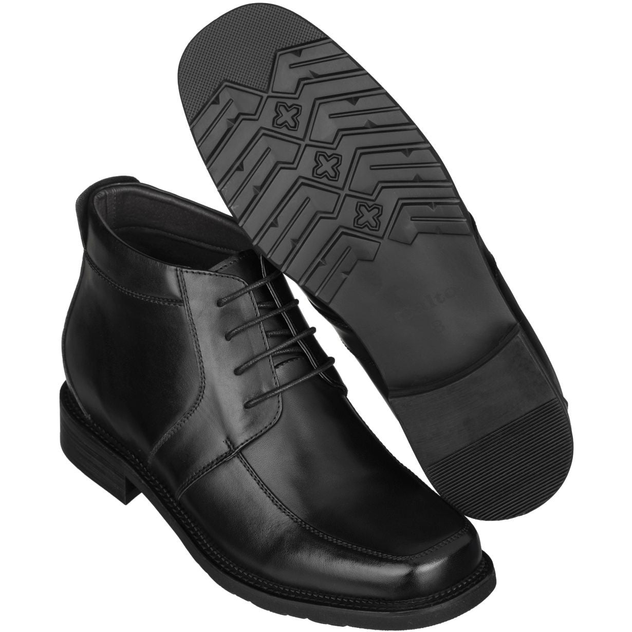 CALTO - G9905 - 3.2 Inches Taller (Black) Tallmenshoes.com