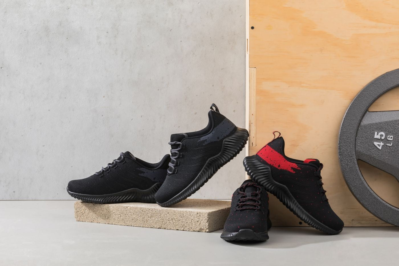 CALTO - Q216 - 2.8 Inches Taller (Black/Grey) - Ultra Lightweight Tallmenshoes.com