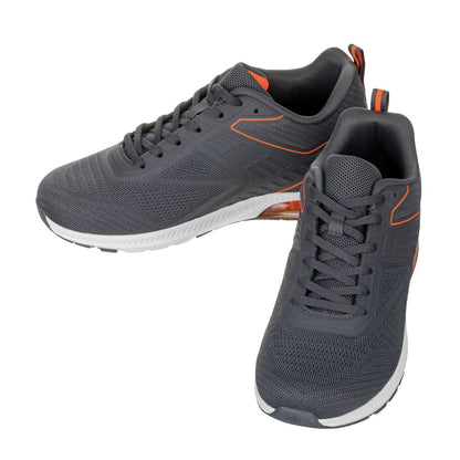 CALTO - Q232 - 2.4 Inches Taller (Grey/Orange) - Super Lightweight Tallmenshoes.com