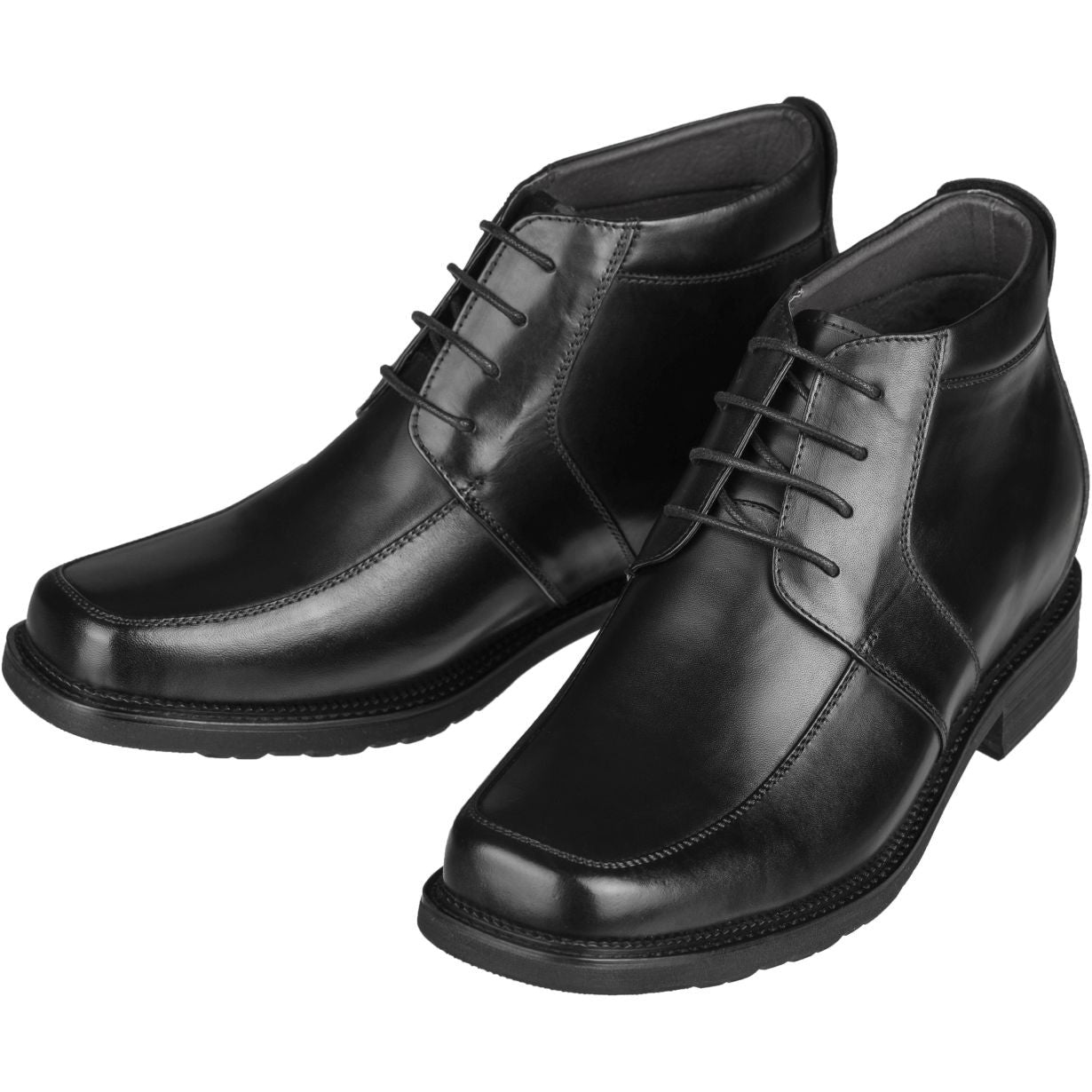 CALTO - G9905 - 3.2 Inches Taller (Black) Tallmenshoes.com