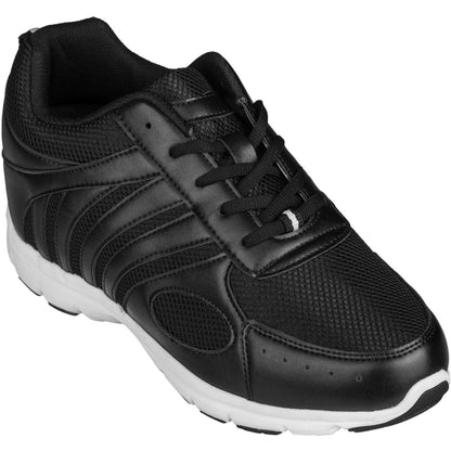 CALTO - G3304 - 3 Inches Taller (Black) - Super Lightweight Tallmenshoes.com